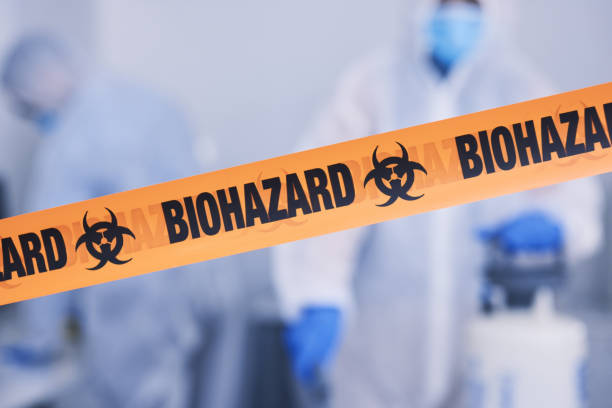 Professional Blood Cleanup technician working in Avoca, PA